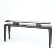 Picture of POISE CONSOLE TABLE-BLACK SATIN