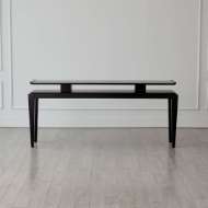 Picture of POISE CONSOLE TABLE-BLACK SATIN