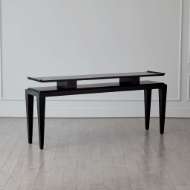 Picture of POISE CONSOLE TABLE-BLACK SATIN