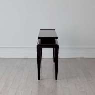 Picture of POISE CONSOLE TABLE-BLACK SATIN