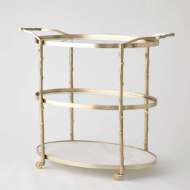 Picture of ARBOR BAR CART-BRASS