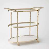 Picture of ARBOR BAR CART-BRASS