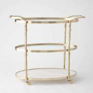 Picture of ARBOR BAR CART-BRASS