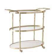 Picture of ARBOR BAR CART-BRASS