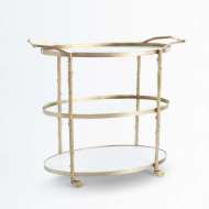 Picture of ARBOR BAR CART-BRASS