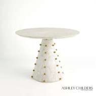 Picture of SPHERES CENTER TABLE-WHITE BURL