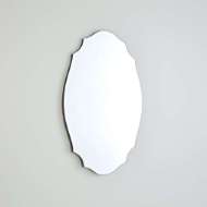 Picture of SCALLOPED BEVELED OVAL MIRROR