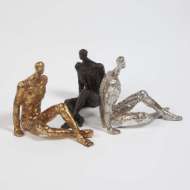 Picture of SITTING W/LEGS CROSSED-BRONZE