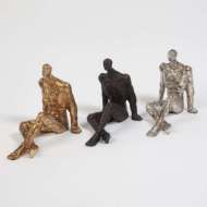 Picture of SITTING W/LEGS CROSSED-BRONZE