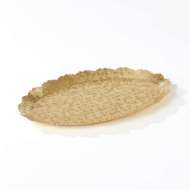 Picture of HAMMERED OVAL TRAY-BRASS