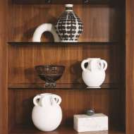 Picture of AMPHORA LOOP VASE COLLECTION-WHITE