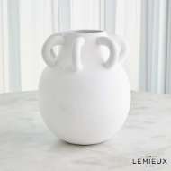 Picture of AMPHORA LOOP VASE COLLECTION-WHITE