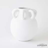 Picture of AMPHORA LOOP VASE COLLECTION-WHITE