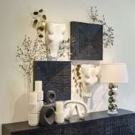 Picture of EQUUS WALL VASE-LIMESTONE FINISH