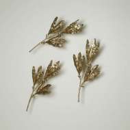 Picture of MANGO LEAVES WALL DECOR-BRASS