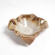 Picture of FOLDED RIPPLE BOWL-RAKU