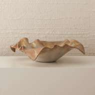 Picture of FOLDED RIPPLE BOWL-RAKU