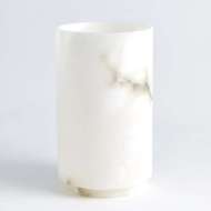 Picture of ALABASTER CYLINDER VASE-WHITE