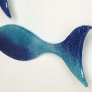 Picture of S/6 WALL FISH-BLUE-LG