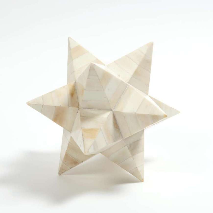 Picture of STELLATED DODECAHEDRON-WHITE BONE