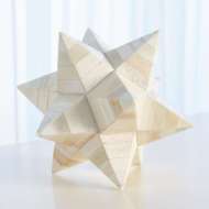 Picture of STELLATED DODECAHEDRON-WHITE BONE