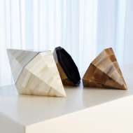 Picture of TRIANGLE CONE BOX-BROWN HORN