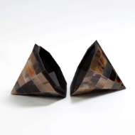 Picture of TRIANGLE CONE BOX-BROWN HORN