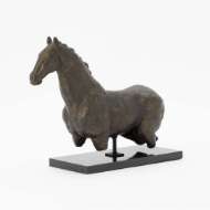 Picture of HORSE SCULPTURE-IRON/GRANITE