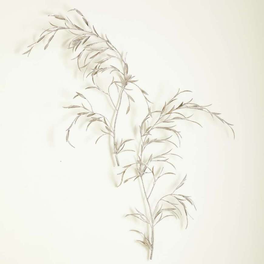 Picture of S/2 WEEPING WILLOW WALL DECOR-SILVER LEAF