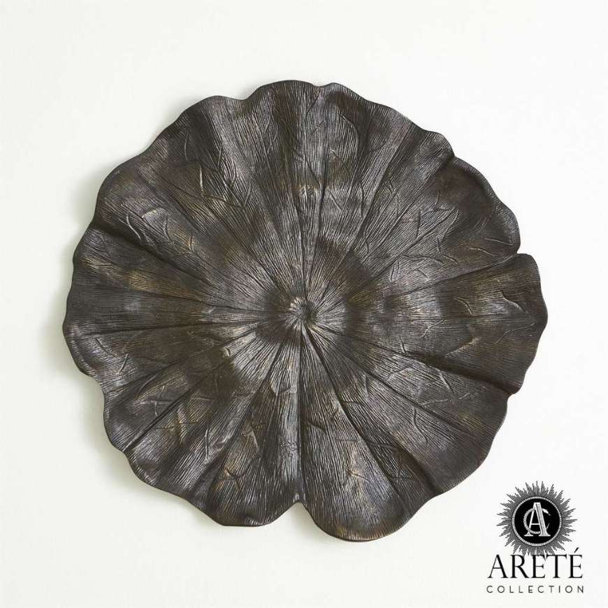 Picture of LOTUS LEAF WALL DECOR-DARK ANTIQUE BRONZE