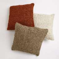 Picture of TEXTURED BOUCLE PILLOW-OLIVE