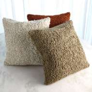 Picture of TEXTURED BOUCLE PILLOW-OLIVE