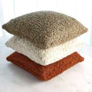 Picture of TEXTURED BOUCLE PILLOW-OLIVE