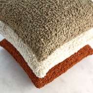 Picture of TEXTURED BOUCLE PILLOW-OLIVE