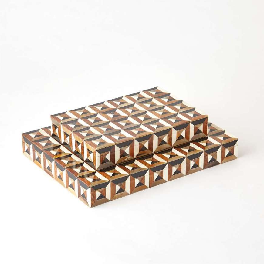 Picture of TRIANGLE MARQUETRY BOX