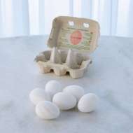 Picture of S/6 ALABASTER EGGS-WHITE