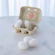 Picture of S/6 ALABASTER EGGS-WHITE