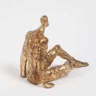 Picture of SITTING W/LEGS CROSSED-GOLD LEAF