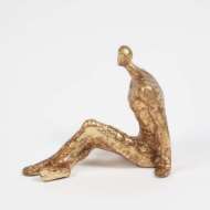 Picture of SITTING W/LEGS CROSSED-GOLD LEAF