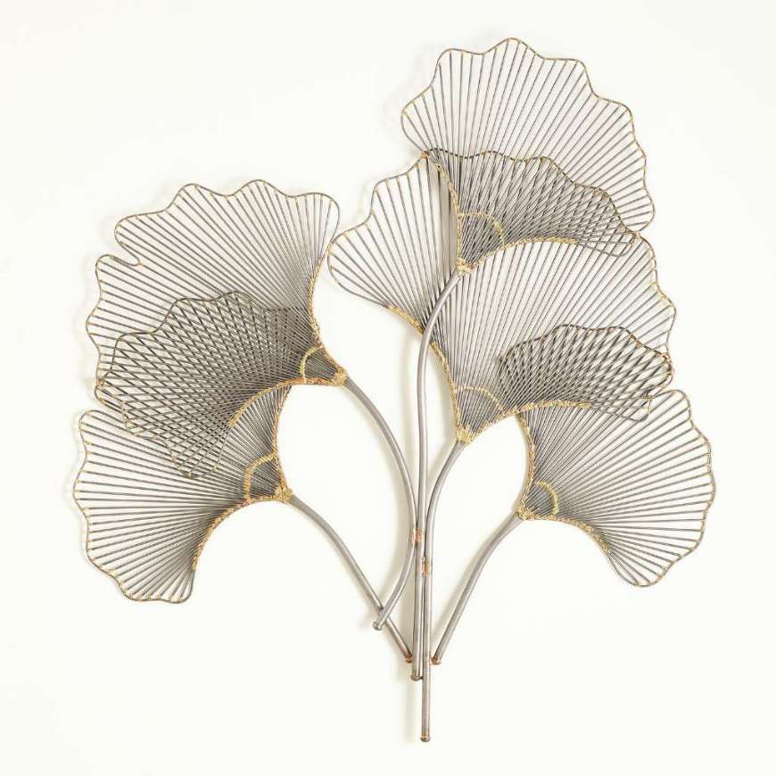 Picture of GINKGO LEAF WALL PANEL-NATURAL IRON