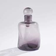 Picture of PINCHED DECANTER AND DRINKING GLASSES-PURPLE