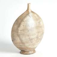 Picture of ROUND RAKU VASE-SAND