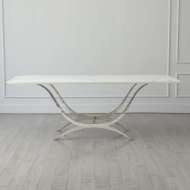 Picture of CHORDA DINING TABLE-NICKEL-RECTANGLE