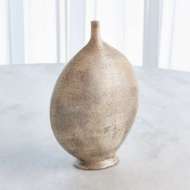 Picture of ROUND RAKU VASE-SAND