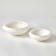 Picture of COVE EDGE ALABASTER BOWLS-WHITE