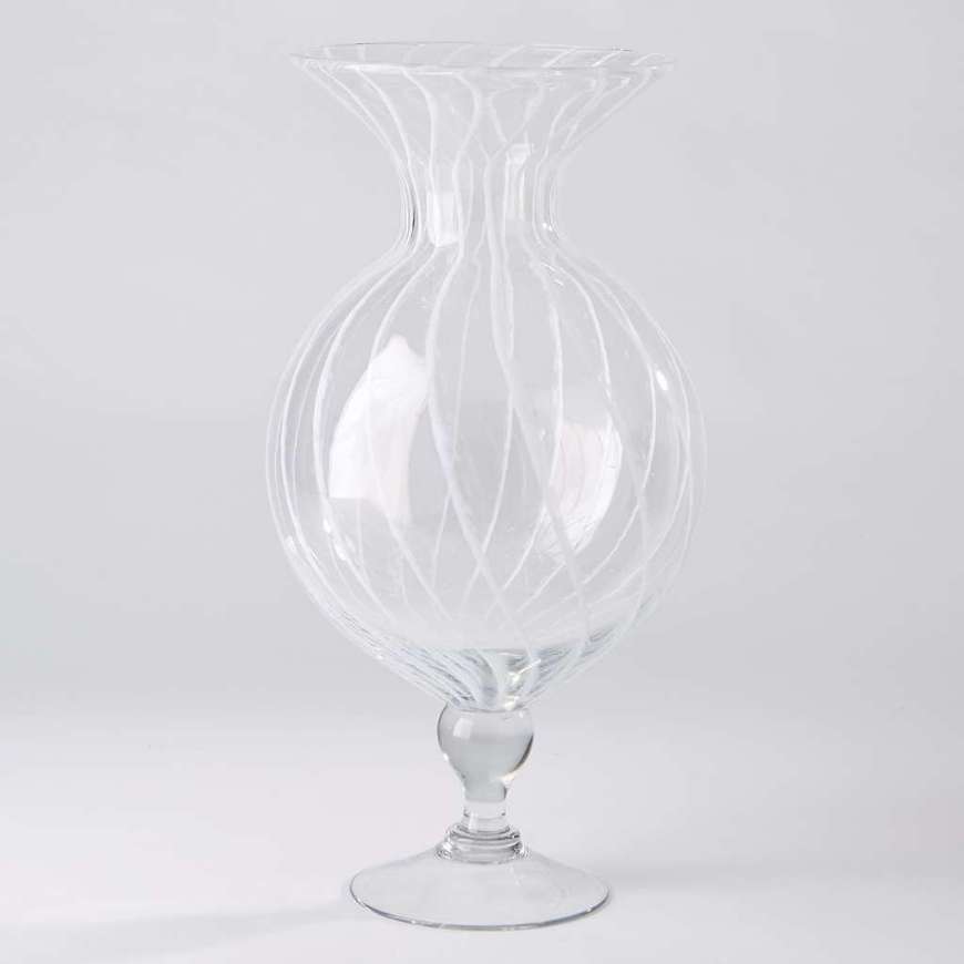 Picture of WHITE STRIPE VASE