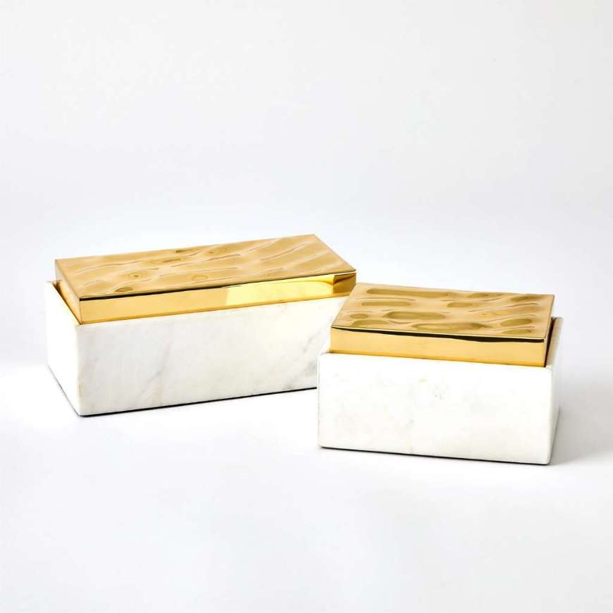 Picture of SHIMMER BOXES-BRASS