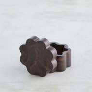 Picture of CUMULUS ALABASTER WIDE BOXES-CHOCOLATE