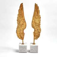 Picture of WINGS SCULPTURE-GOLD LEAF-PAIR