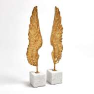 Picture of WINGS SCULPTURE-GOLD LEAF-PAIR